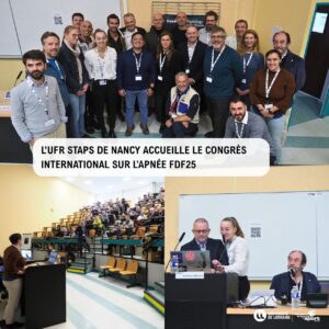 L’UFR STAPS de Nancy accueille le Congrès International sur l’Apnée FDF25