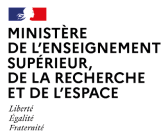 Logo du Ministère de l'enseignement supérieur, de la recherche et de l'espace