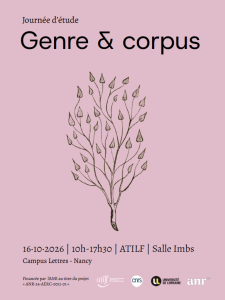 Journée d’étude : « Genre & corpus »