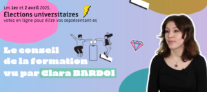 Parole d&#039;élu·es #4 : le Conseil d&#039;Administration vu par Clara Bardol