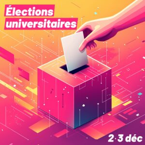 Élections universitaires des 2 & 3 décembre : 15,9% de participation, tous les résultats sont en ligne