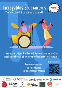 Retour d’Incroyables Étudiant·es : concours de talent