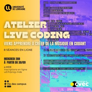 [Atelier] Live-coding