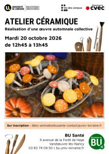 Atelier « céramique » à la BU Santé