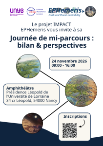 Journ&eacute;e de mi-parcours du projet IMPACT EPH&Eacute;MERIS : bilan &amp; perspectives