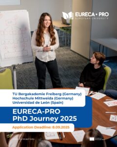 [Appel à candidatures] EURECA‑PRO PhD Journey 2025 : une expérience doctorale européenne à vivre
