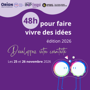 48h pour faire vivre des idées® édition 2026 : relevez le défi de la créativité