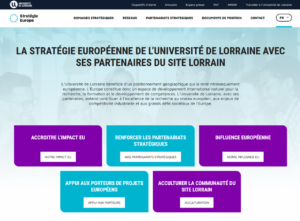 L’Université de Lorraine affirme son ambition européenne : découvrez notre nouveau site web dédié