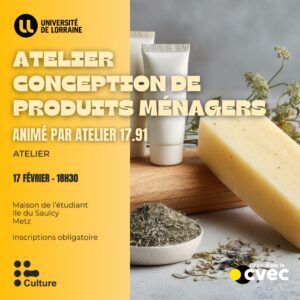 [Atelier] Fabriquez vos propres produits m&eacute;nagers &eacute;cologiques !