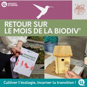 Retour sur le Mois de la Biodiv&rsquo; !