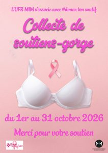 [UFR MIM] Donne ton soutif ! &eacute;dition 2026