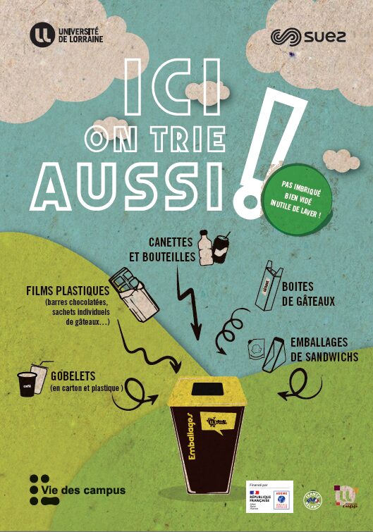 Affiche 2 consignes de tri Metz
