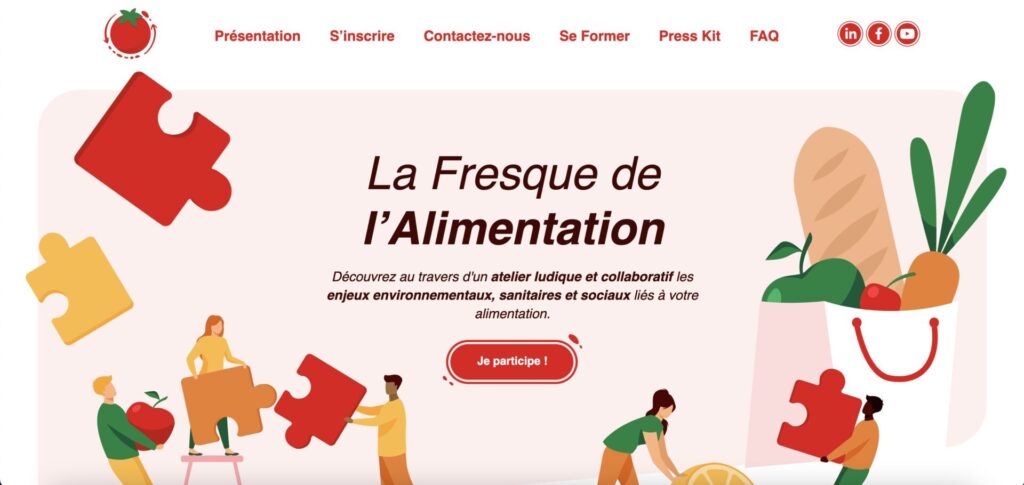 Lien vers la fresque de l'alimentation