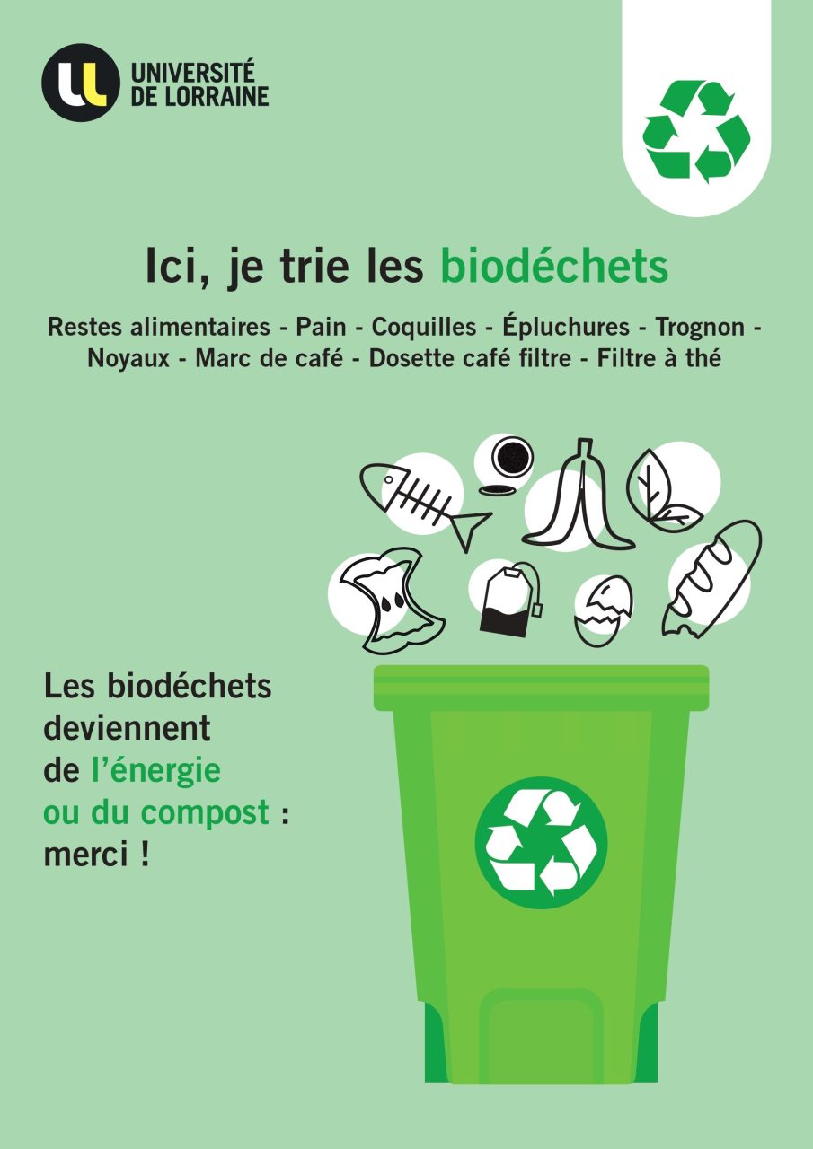 Affiche tri des biodéchets
