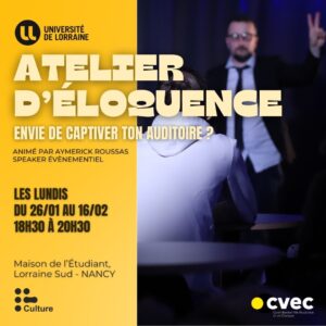 ATELIER D&rsquo;&Eacute;LOQUENCE