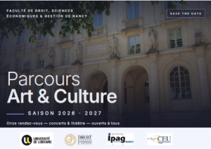 La saison culturelle 26-27 – Campus Carnot