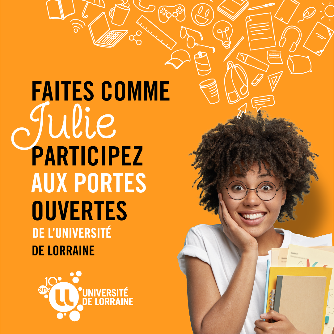 Caites comme Julie, participez aux portes ouvertes