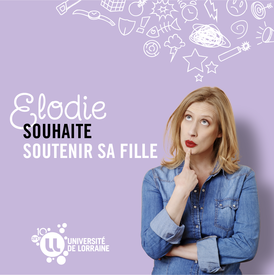 Elodie souhaite soutenir sa fille