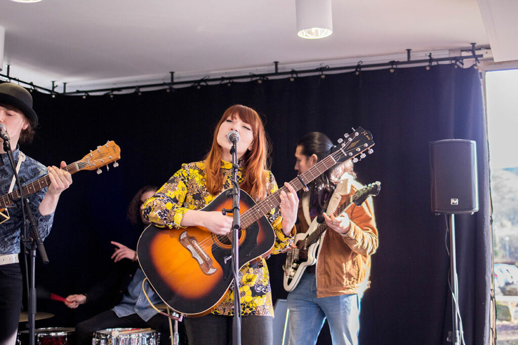 Suzan Kocher in concert at the Students' Union (MDE) 