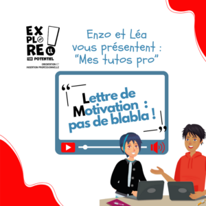 Tuto vidéo « Lettre de motivation : pas de blabla ! »