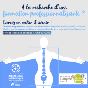Découvrez le métier d&#039;ergonome et la formation Master Ingénierie de la Santé, parcours Ergonomie et Physiologie du Travail