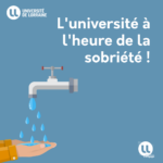 L’Université de Lorraine à l’heure de la sobriété, jusqu'aux robinets !