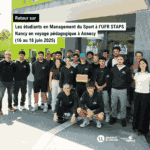 Les étudiants en Management du Sport à l'UFR STAPS Nancy en voyage pédagogique à Annecy (16 au 18 juin 2025)