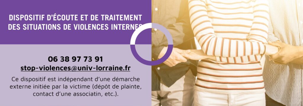 Dispositif d'écoute et de traitement des situations de violences internes