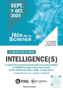 [Sélection du mois] Intelligence(s) et droit public
