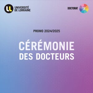 Cérémonie des docteurs 2025