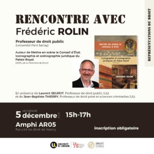 Rencontre avec Frédéric Rolin