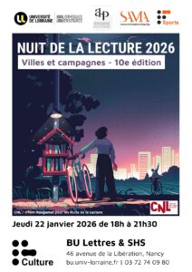Nuit de la Lecture 2026 à la BU Lettres & SHS