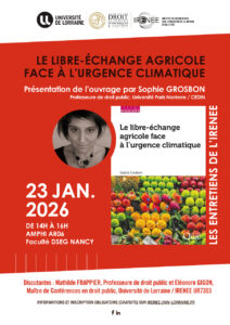 [Entretien de l&rsquo;IRENEE] Le libre-&eacute;change agricole face &agrave; l&rsquo;urgence climatique