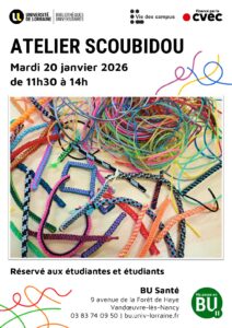 Atelier cr&eacute;atif &agrave; la BU Sant&eacute;