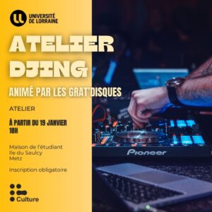 [ATELIER] Atelier Djing anim&eacute; par les Grat&rsquo;Disques