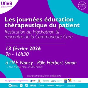 Les journ&eacute;es &eacute;ducation th&eacute;rapeutique du patient : Restitution du Hackathon et rencontre de la Communaut&eacute; Care