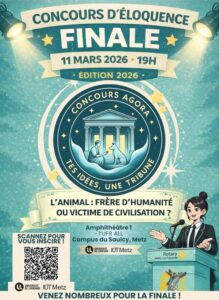 &Agrave; l&rsquo;IUT de Metz, le concours d&rsquo;&eacute;loquence Agora #5 et le th&egrave;me du lien homme-animal