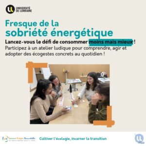Fresque de la sobriété énergétique : et si réduire ton impact devenait un jeu ?