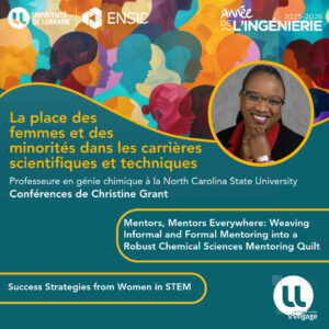 La place des femmes et des minorit&eacute;s dans les carri&egrave;res scientifiques et techniques&nbsp;: deux conf&eacute;rences de la professeure Christine Grant&nbsp;!