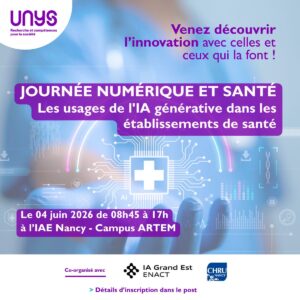Journ&eacute;e Num&eacute;rique et Sant&eacute; : les usages de l&rsquo;IA g&eacute;n&eacute;rative dans les &eacute;tablissements de sant&eacute;