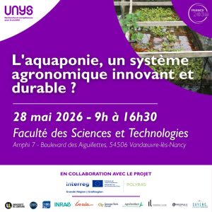 L’aquaponie, un système agronomique innovant et durable ? Peut-on construire une communauté d’acteurs dans la Région Grand Est ?