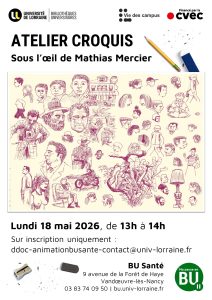 [Atelier] croquis &agrave; la BU Sant&eacute;