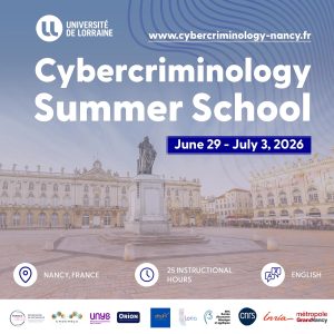 Ecole d’été en cybercriminologie