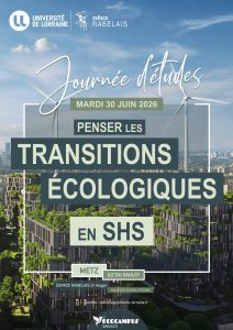 Penser les transitions &eacute;cologiques en SHS