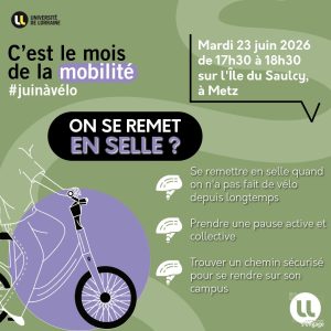 Balade sur l’Île du Saulcy : on se remet en selle !