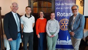 Deux alternants de l&rsquo;IUT Thionville-Yutz r&eacute;compens&eacute;s par le Rotary Club de Thionville