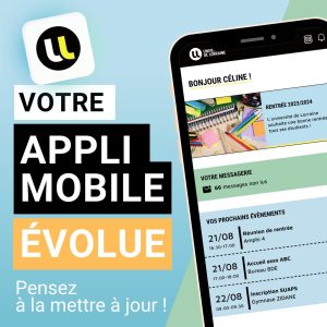 Votre appli mobile UnivLorraine évolue : découvrez les nouveaux services disponibles !