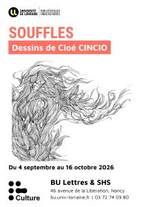 [Exposition] &laquo;&nbsp;SOUFFLES&nbsp;&raquo; &agrave; la BU Lettres &amp; SHS