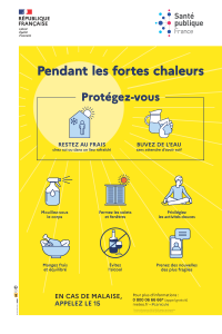 Vagues de chaleur : adoptez les bons r&eacute;flexes !