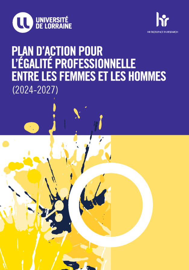 Couverture du plan d'action pour l'égalité professionnelle entre les femmes et les hommes